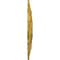Ekena Millwork Riley Ceiling Medallion (Fits Canopies up to 4 5/8"), 18"OD x 3 1/2"ID x 1 1/2"P, Iridescent Gold CM18RLIGS - alternate 2